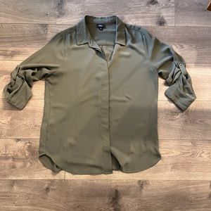 Olive Green Blouse